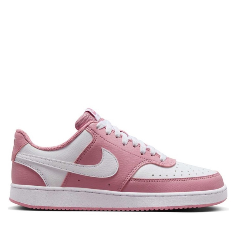NWT!! Nike Women’s Pink and White Low-Top Swoosh Sneakers - Picture 2 of 7